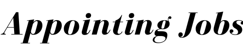 Appointing Jobs